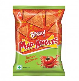 Bingo Mad Angles Tomato Madness Namkeen  Pack  40 grams
